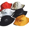 Cappelli a tesa larga Bucket Summer Double Sided Wear Cap Hip Hop Fisherman Finger Something Ricamo Panama Uomo Donna 230515