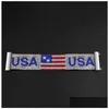 Bedelarmbanden 2021 Fashion usa vlag hiphop polsband riem manchet armbanden sieraden drop levering dhj8w