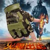 Sports Gloves Men Summer Special Forces Letter Rubber Pad Fitness Non Slip Cycling Glove Outdoor Sport Half Finger Fight Climbing Mitten N1 P230516