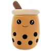 Boba Boba Milk Tea Plushie Toy Toy macio Latte de café Americano Americano Taste Milk Tea Hug Bolas de travesseiro Bubo Copa de chá para crianças