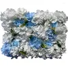 Flores decorativas 40x60cm Artificial Flower Wall Decoration Encryption Hydrangea Rose Painel DIY Decoração de cenário de casamento Fake Fake