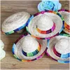 Party Decoration Mini Pet Dogs St Hat Sombrero Cat Sun Beach Hats Hawaii Style For Funny Accessories Drop Delivery Home Garden Festi DH25F