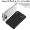 Google Pixel Fold Case Bracket磁気ヒンジ保護フィルムスクリーンカバー用の装甲