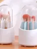 ztp Rotating Desktop Makeup Brush ztp Holder Dustproof Waterproof Dressing Table Box Bedroom Eyebrow Pencil Rack