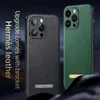 Caixa de telefone de textura de couro da moda para iPhone 13 14 Pro Max 14 Plus Ultra Fin Fin Invisible Stand Telepho