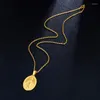 Chaînes Médaille Collier Humanisation Conception Pour Bijoux