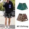 Mesh Shorts Mens Trend Paisley Print Casual Shorts Gym Basketball Shorts Men Workout Running Short Pants