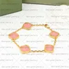 Classic clover bracelet for women 4/four leaf flower bangle chain link fashion 18K gold silver charm party wedding Mother's gifts jewelry designer bracelet necklace