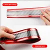 New 3/5cm Width Car Stickers Anti Scratch Door Sill Protector Rubber Strip Carbon Fiber Car Threshold Protection Bumper Film Sticker