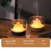 Umidificatori Kinscoter Aromaterapia ad ultrasuoni Olio essenziale Diffusore di aromi Diffusore con lampada LED calda e colorata Umidificatore per la casa