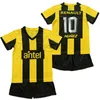 23 24 Penarol RODRIGUEZ Kit enfants maillots de football MENDEZ SARAVIA RAK S Accueil jaune noir costume enfant maillot de football uniformes à manches courtes