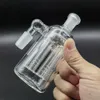 Glas Ash Catcher 14mm 4,7 Inch röktillbehör Mini Bong Ash Catchers Tjock Pyrex Clear Bubbler Askfångare 90 graders rökpipa