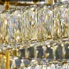 Luzes de teto Sala de estar pingente de cristal com estilo de estilo de estilo de alta qualidade lustre de estudo redondo de alta qualidade lustre