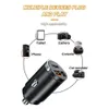 Nouveau Mini chargeur de voiture 12v-24v Type c Qc 3.0 4.0 Pd 3.0 22.5w Charge rapide Usb Chargeur de téléphone Prise allume-cigare Vl131-3