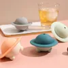 Moules à petites boules de glace en silicone Outils pour la maison et le bar Whisky Petite soucoupe volante Cercle Moule à glace