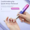 Nail Manicure Set Drill Machine 35000RPM Wireless Electric Polish Remover Mini File with LED Display Home Salon Use 230515