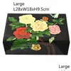 Ювелирные коробки винтаж Big Decorative Wood Colorf Box Deluxe Organizer Case 2 Layer китайский лаки с блокировкой dro dhoe0