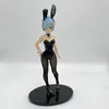 Anime manga 29cm re noll start liv i en annan värld anime figur ram rem bunny ver action figur sexig tjej figur modell dollt leksaker 230515