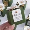 Gift Wrap Creative Flower Square Wedding Candy Box Exquisite Little Flower Chocolate Box Holiday Party Banquet Anniversary Gift Box 230515