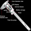 Vernier Calipers 6インチ150mmデジタルキャリパーステンレス鋼電子デジタルバーニエカリパーメタルメーター測定ツールカリパー230516