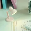 Bordslampor Mini Reading Lamp Eye Protection Multicolor Portable Night Light For Travel Bedroom Clip-On Flexible LED Book Lights