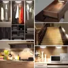 Night Lights 1/3 Pcs PIR Motion Sensor Light Dimmable Closet LED Under Cabinet For Cupboard Wardrobe Stairs Kitchen