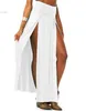 Skirts Arrival High Waisted Sexy Womens Double Slits Summer Solid Long Maxi Skirt Wholesale 51 230516