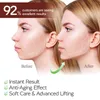 Ansiktsvårdsenheter Lyft Electric Double Chin Remover Slimming Vline Up Belt LED Pon Therapy Massager 230515
