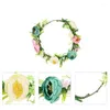 Decorative Flowers & Wreaths Bridal Headband Pography Prop Po Shoot Rose Hair Accessory PropDecorative