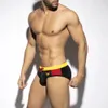 MENM Swimwear National Flag 2023 ملخصات الصيف على النقيض من ألوان المثلث مثلث المثلث مثير الإغلاق