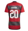 Flamengo futbol formaları 2024 2025 hayranlar oyuncu versiyonu David Luiz Diego E.Ribeiro Gabi 24 25 Football Gömlekleri Thiago Pedro de Arrascaeta Erkek Kadın Çocuk Kiti Eğitim