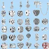 925 breloques en argent sterling pour la fabrication de bijoux pour perles pandora bijoux cadeau en gros fleur maman maman de mon coeur perle