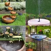 Bahçe Dekorasyonları 1 PCS Kuş Banyosu için Güneş Güç Çeşme Pompası Arka Bahçe Havuz Powered Su P3Y5
