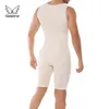 Taille Ventre Shaper Body Hommes Perte De Poids Shapewear Full Body Shapers Minceur Plus La Taille Ouvert Entrejambe Abdomen Shaper Taille Formateur Sous-Vêtements S6XL 230516