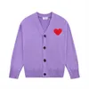 France Fashion Designers Amisweater Sweater Man Woman Am i De Coeur Embroidered a Heart Pattern Cardigan Long Sleeve Clothes Pullover Rkcl