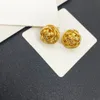 ontwerper kleine oorbel studs letter L oorbellen voor vrouw 18k vergulde eenvoudige oorknopjes partij sieraden