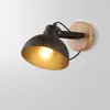 Wall Lamp Wooden Lamps Nordic Bedside Light Modern For Bedroom Macaroon Sconces Decor Home Decoration