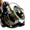 Baitcasting Reels Fishing Spinning Reel Metal Spool 5.2 14.7 113BB Roulements à billes Carp Fishing Reel BK2000-7000 Metal Line Cup Sea Tackle 230516