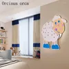 Muurlampen moderne cartoon schapen lamp kinderen kamer jongen slaapkamer bedkamer creatief warm schattig dier