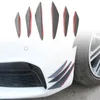 Ny 6st/set Universal Front Bumper Lip Decoration Diffuser Splitter Fins Body Spoiler Canards Valence Chin Car Tuning Canard