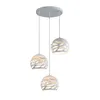 Pendellampor nordiska mat ljuskronor modern och enkel barräknare restaurang belysning kreativ led vardagsrum hängande tråd lampansvarig