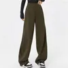 Damenhosen Mode BF Übergroße Jogginghose Streetwear Hohe Taille Frauen Lose Y2K Breites Bein Koreanische Vintage Taschen Freizeithose