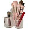 Boîtes de rangement acrylique porte-cosmétique pinceaux de maquillage rouge à lèvres boîte à crayons à sourcils étui à maquillage support de Table organisateur stylo conteneur