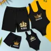 Family Matching Outfits Baju renang keluarga Bikini ibu dan saya pakaian anak perempuan celana cocok 230516