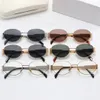 Luxury retro women's round sunglasses women's smallframe CEL oval sunglasses UV400 sun shading men's glasses with box