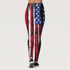 Active Pants Women' Fourth Of July Leggings sportivi stampati Yoga Petite