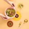 Bord Mattor Solros Potholder Pot Mat Creative Home Dining Plate Anti-Scaling Tea Bowl