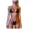 Costumi da bagno da donna Costumi da bagno da donna con gonna Costume da bagno Top Juniors Donna Bling Bandage Bikini Set Push-Up Costumi da bagno brasiliani