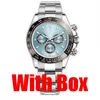 Montre Designer Luxury Mens Watches High Quality With Box Automatisk mekanisk rörelse tittar på män Keramiska Bezel rostfritt stål vattentätt safir armbandsur