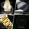 Montres-bracelets OLEVS hommes montres étanche en acier inoxydable Quartz mâle montre-bracelet hommes or montre mode lumineux luxe montres pour hommes 230517